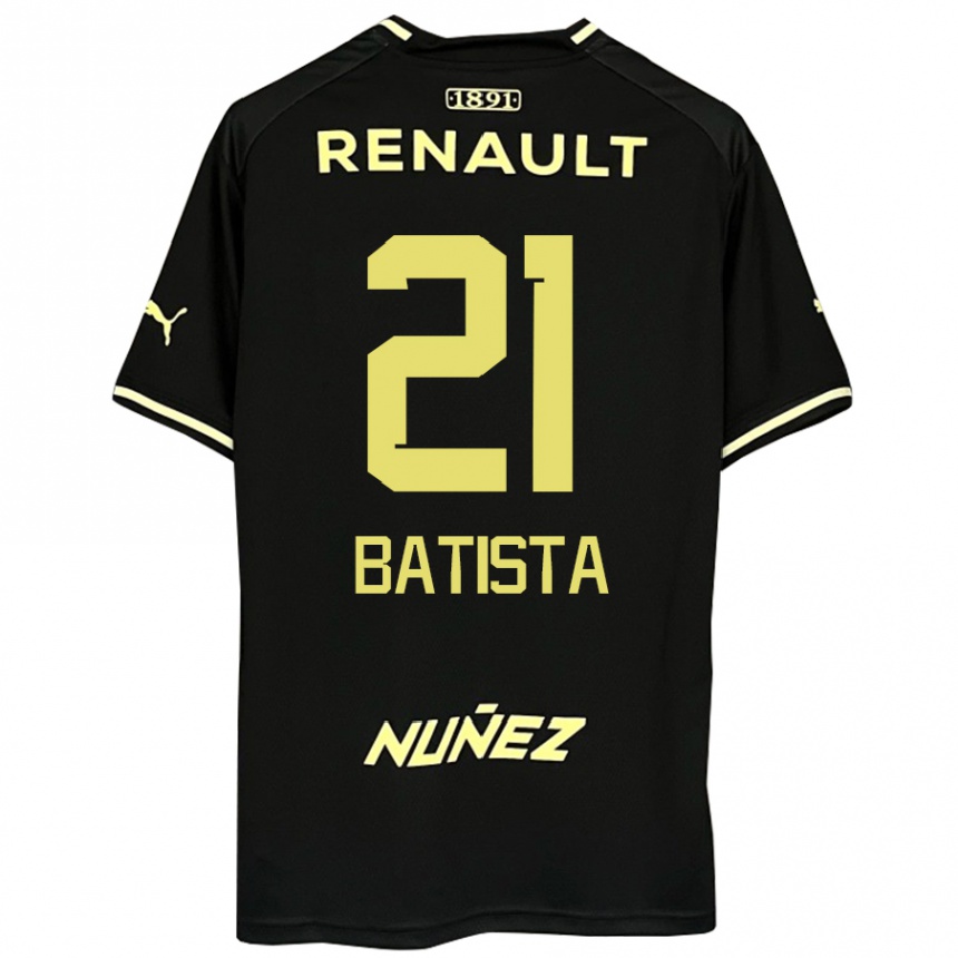 ילדים כדורגל Facundo Batista #21 צהוב שחור הרחק ג'רזי 2025/26