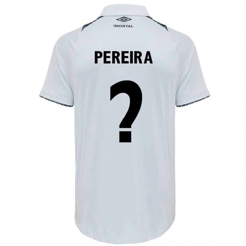 ילדים כדורגל Kevin Pereira #0 כחול שחור לבן הרחק ג'רזי 2025/26