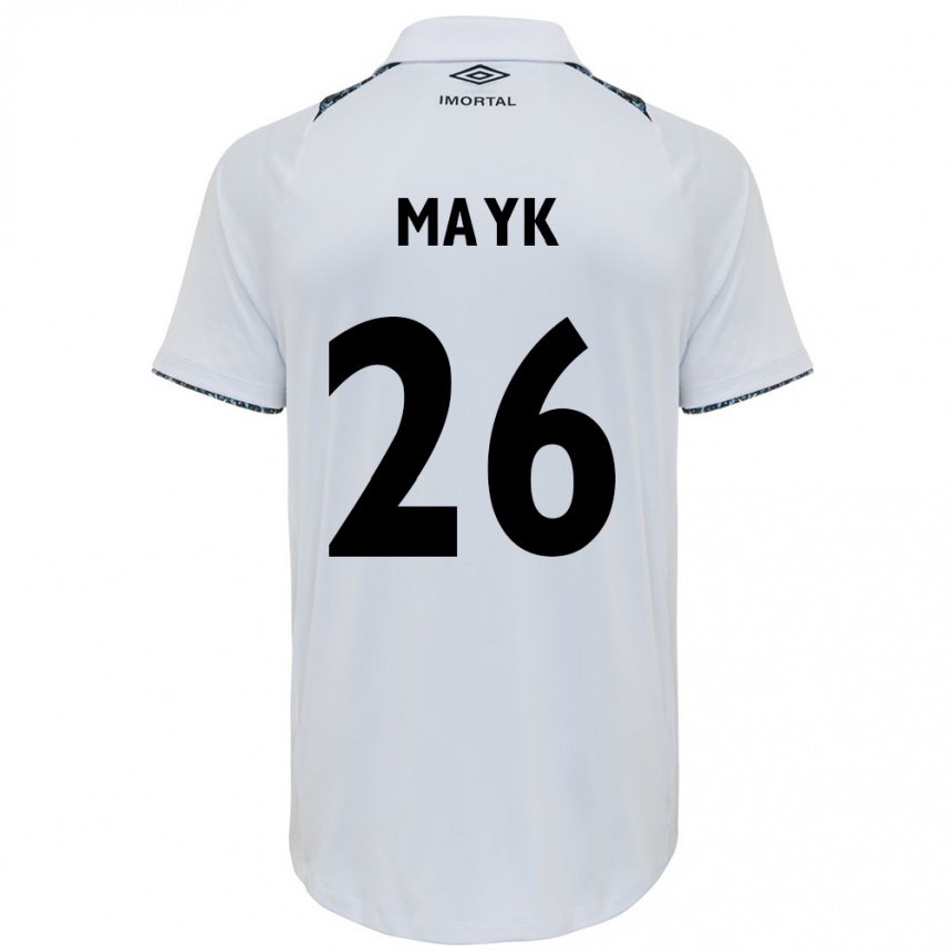 ילדים כדורגל Mayk #26 כחול שחור לבן הרחק ג'רזי 2025/26
