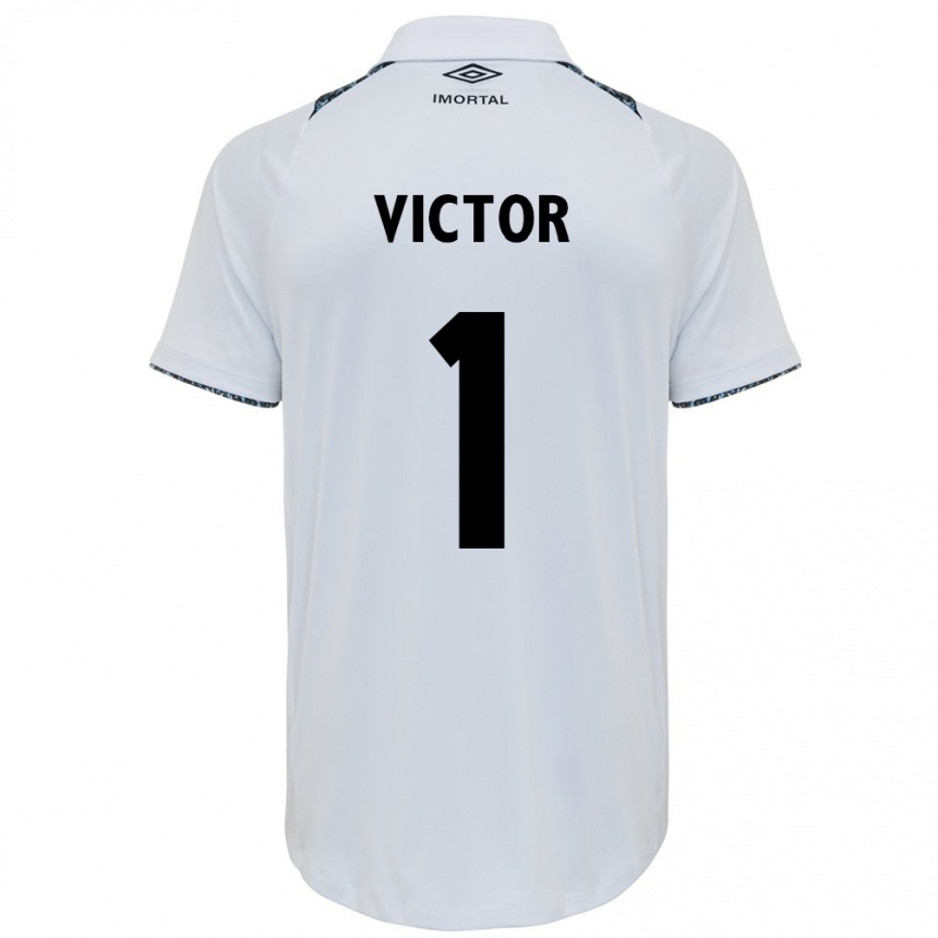 ילדים כדורגל Paulo Victor Vidotti #1 כחול שחור לבן הרחק ג'רזי 2025/26