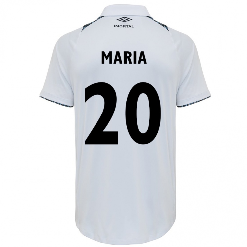 ילדים כדורגל Maria De Lourdes Ribeiro Silva #20 כחול שחור לבן הרחק ג'רזי 2025/26