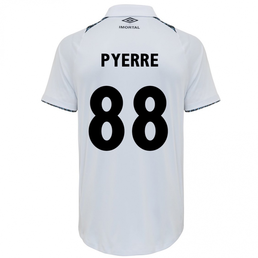 ילדים כדורגל Jean Pyerre #88 כחול שחור לבן הרחק ג'רזי 2025/26
