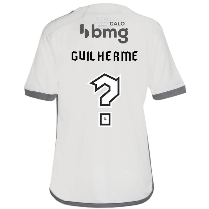 ילדים כדורגל Kauan Guilherme #0 לבן שחור הרחק ג'רזי 2025/26