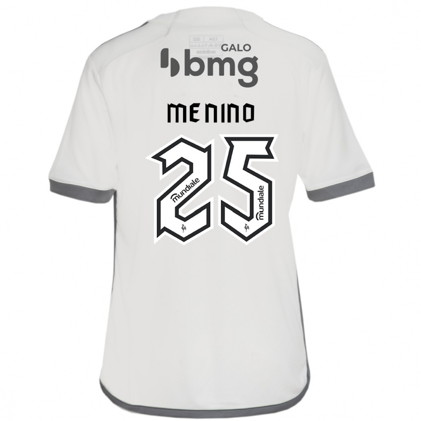 ילדים כדורגל גבריאל מנינו #25 לבן שחור הרחק ג'רזי 2025/26
