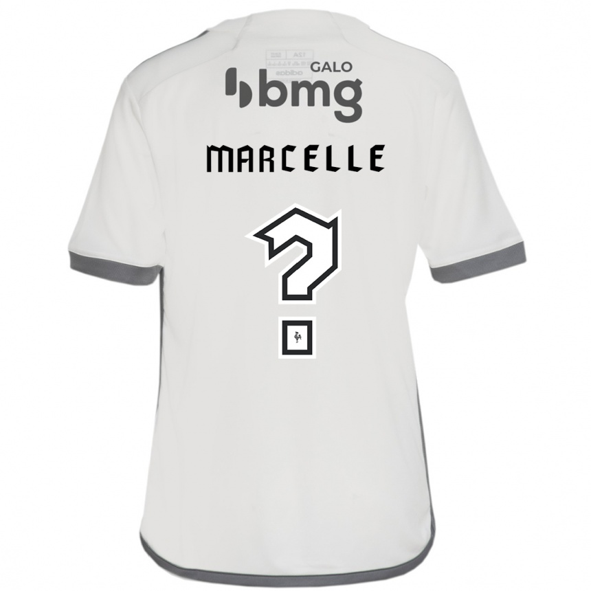 ילדים כדורגל Marcelle #0 לבן שחור הרחק ג'רזי 2025/26