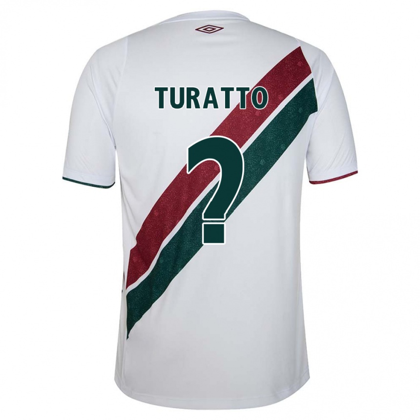 ילדים כדורגל Luiz Turatto #0 ירוק חום-ערמוני לבן הרחק ג'רזי 2025/26