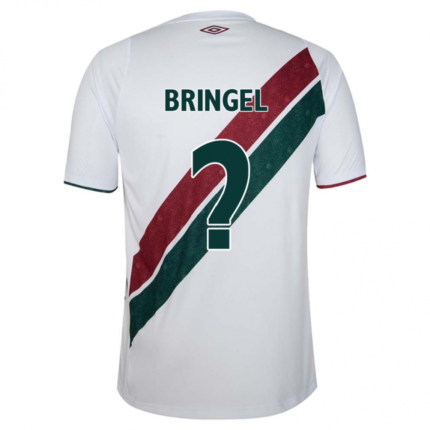 ילדים כדורגל Rodrigo Bringel #0 ירוק חום-ערמוני לבן הרחק ג'רזי 2025/26