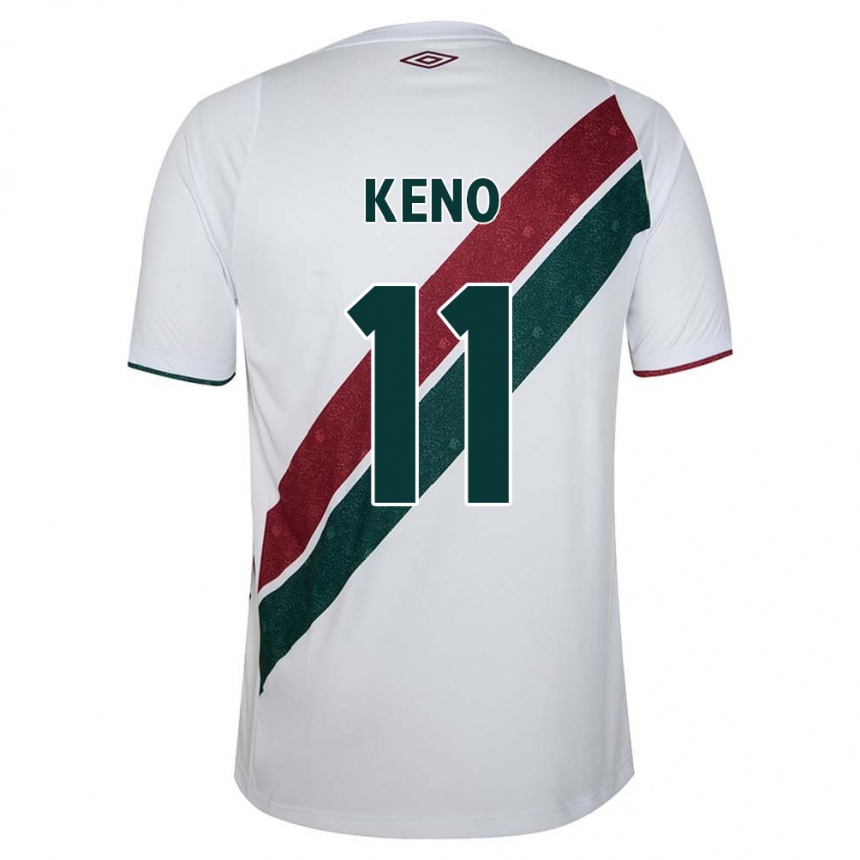 ילדים כדורגל Keno #11 ירוק חום-ערמוני לבן הרחק ג'רזי 2025/26