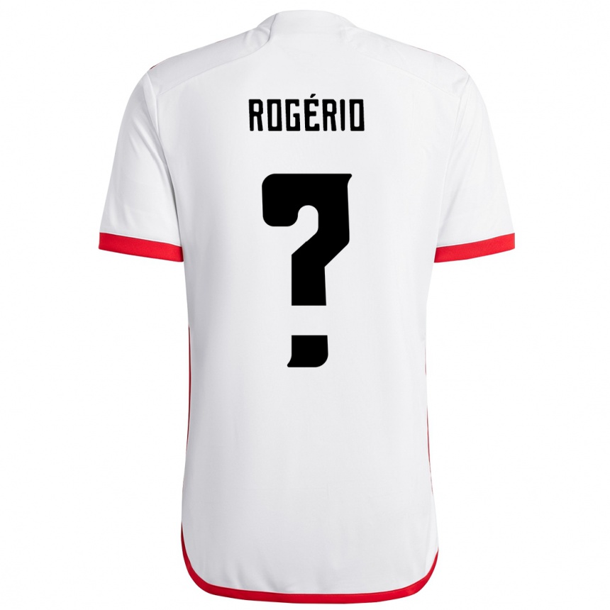ילדים כדורגל Daniel Rogério #0 אדום שחור הרחק ג'רזי 2025/26