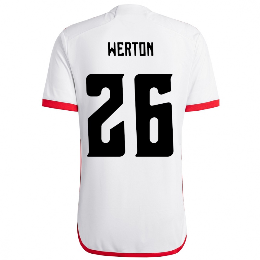 ילדים כדורגל Werton #26 אדום שחור הרחק ג'רזי 2025/26