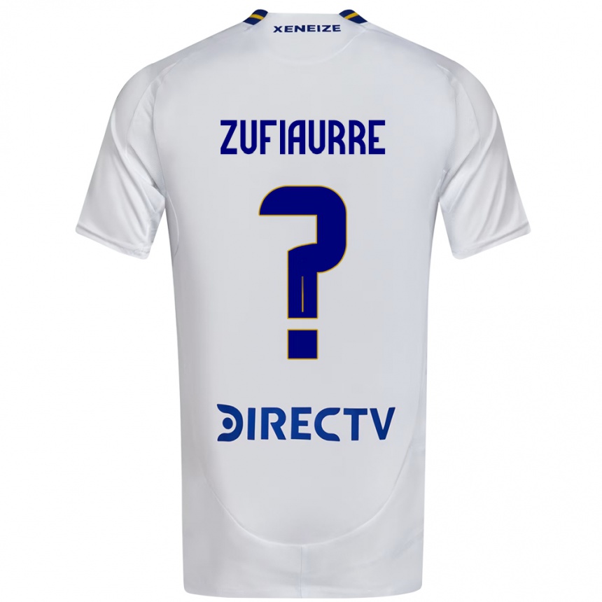 ילדים כדורגל Iker Zufiaurre #0 כחול מלכותי צהוב הרחק ג'רזי 2025/26