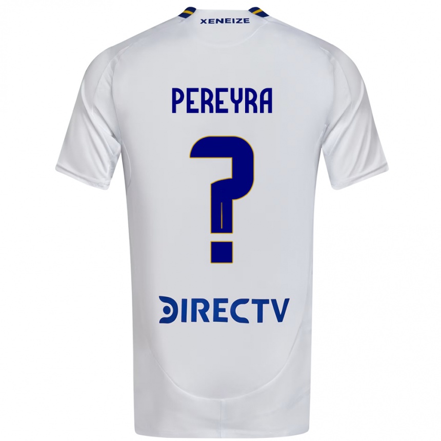 ילדים כדורגל Milton Pereyra #0 כחול מלכותי צהוב הרחק ג'רזי 2025/26
