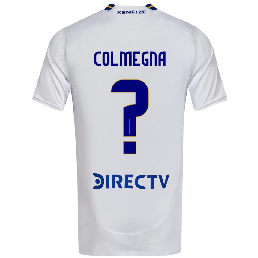 ילדים כדורגל Agustín Colmegna #0 כחול מלכותי צהוב הרחק ג'רזי 2025/26