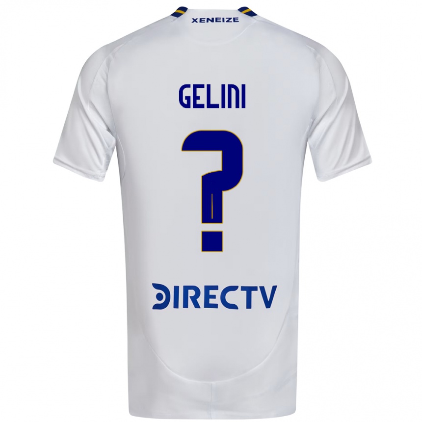 ילדים כדורגל Gonzalo Gelini #0 כחול מלכותי צהוב הרחק ג'רזי 2025/26