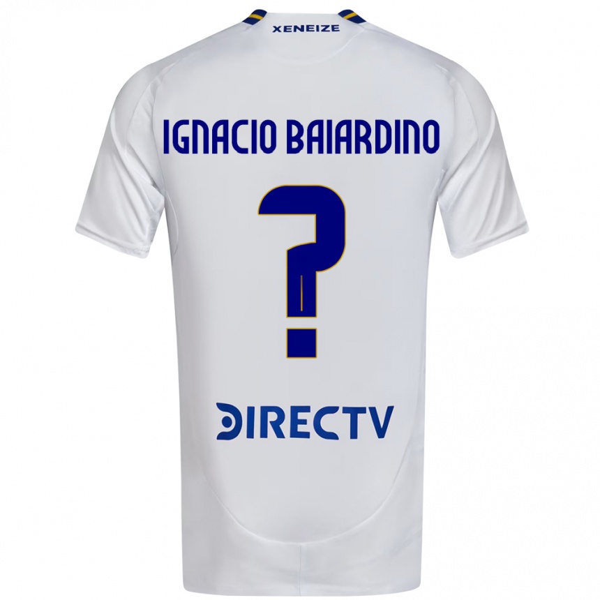ילדים כדורגל Juan Ignacio Baiardino #0 כחול מלכותי צהוב הרחק ג'רזי 2025/26