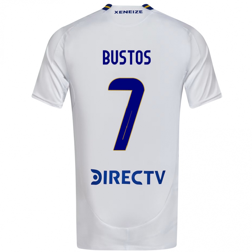 ילדים כדורגל Tomás Bustos #7 כחול מלכותי צהוב הרחק ג'רזי 2025/26