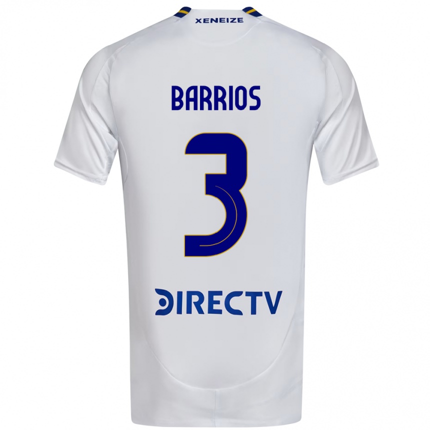 ילדים כדורגל Gabriela Barrios #3 כחול מלכותי צהוב הרחק ג'רזי 2025/26