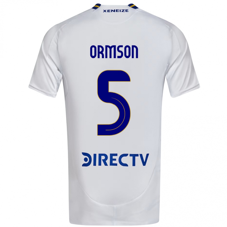 ילדים כדורגל Emily Ormson #5 כחול מלכותי צהוב הרחק ג'רזי 2025/26