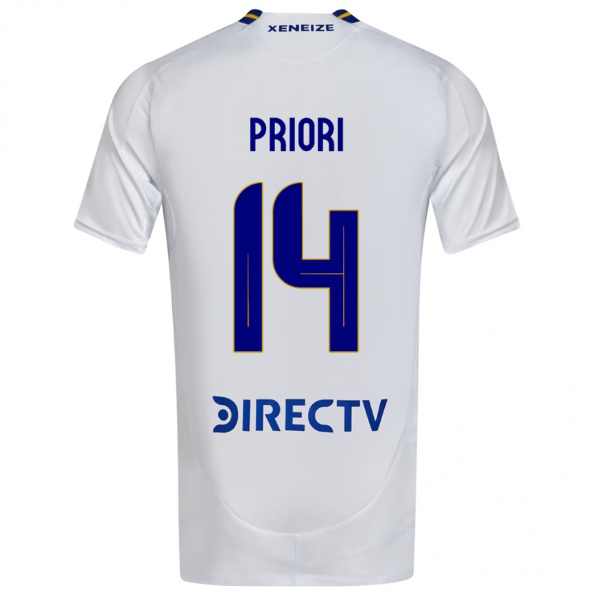 ילדים כדורגל Brisa Priori #14 כחול מלכותי צהוב הרחק ג'רזי 2025/26