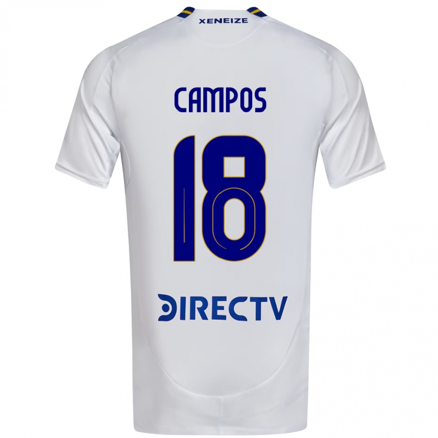 ילדים כדורגל Brisa Campos #18 כחול מלכותי צהוב הרחק ג'רזי 2025/26