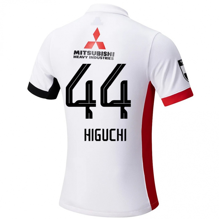 ילדים כדורגל Yota Higuchi #44 אדום לבן הרחק ג'רזי 2025/26