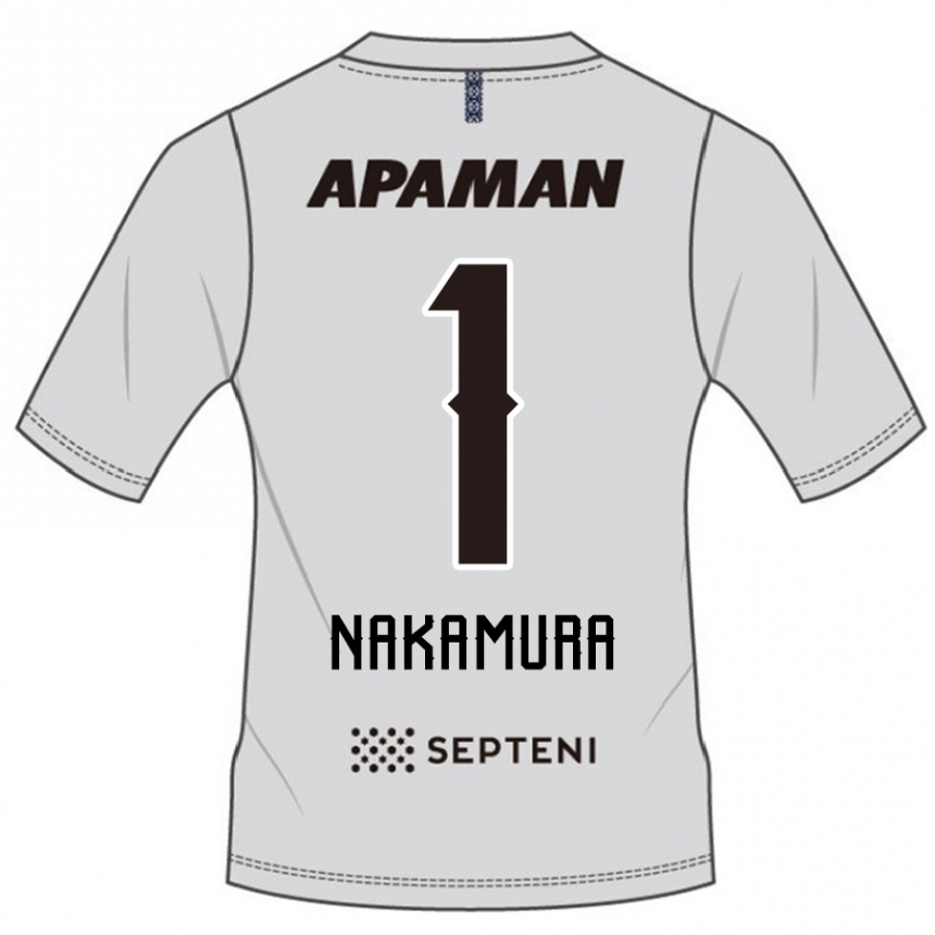 ילדים כדורגל Seigo Nakamura #1 כחול מלכותי לבן הרחק ג'רזי 2025/26