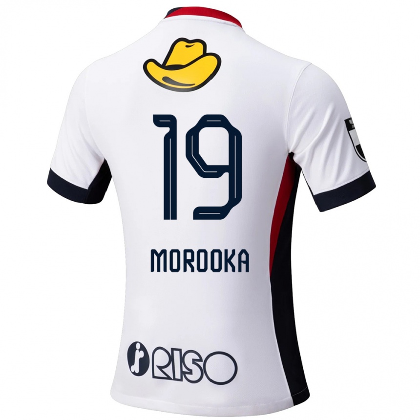 ילדים כדורגל Shu Morooka #19 אדום שחור הרחק ג'רזי 2025/26