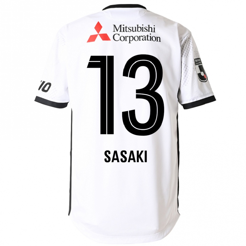 ילדים כדורגל Shoei Sasaki #13 כחול מלכותי לבן הרחק ג'רזי 2025/26