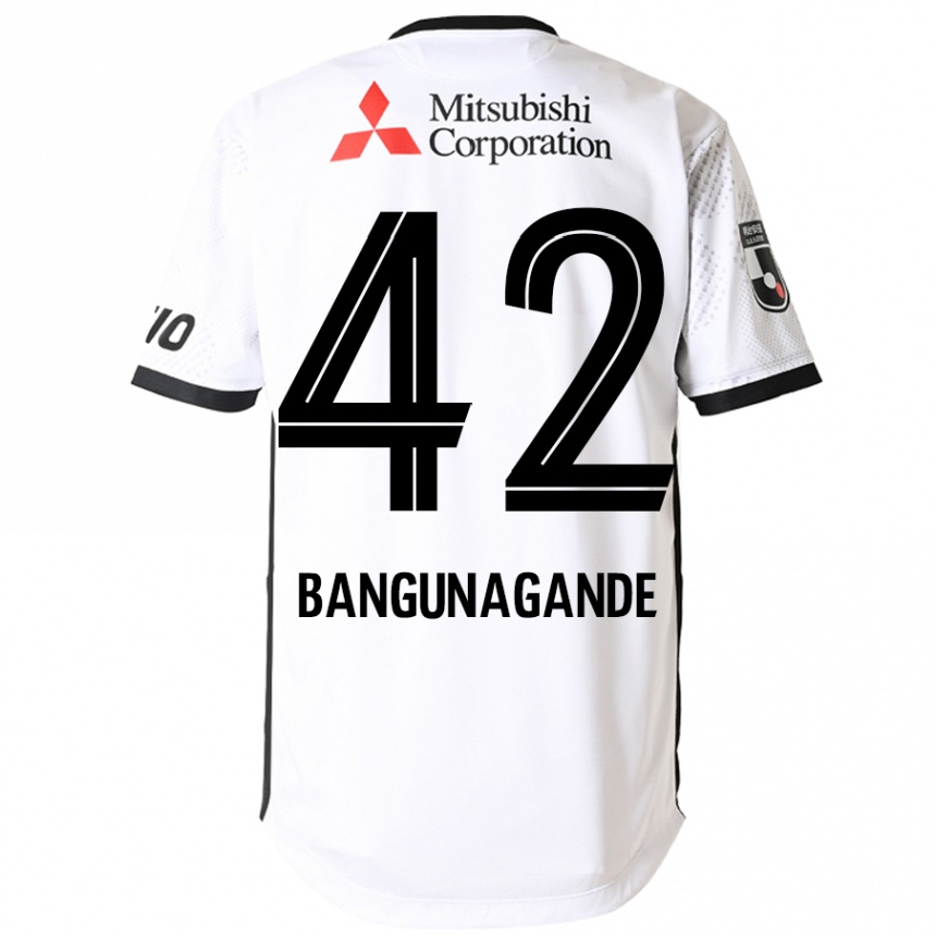 ילדים כדורגל Kashif Bangnagande #42 כחול מלכותי לבן הרחק ג'רזי 2025/26