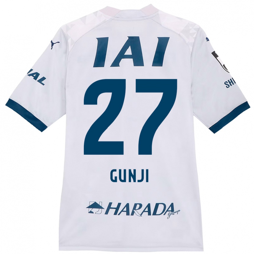 ילדים כדורגל Riku Gunji #27 כתום אדום הרחק ג'רזי 2025/26
