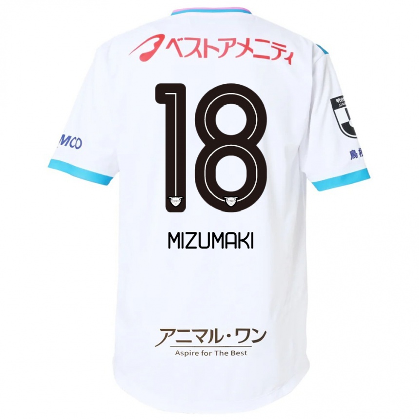 ילדים כדורגל Tokito Mizumaki #18 כחול ורוד הרחק ג'רזי 2025/26