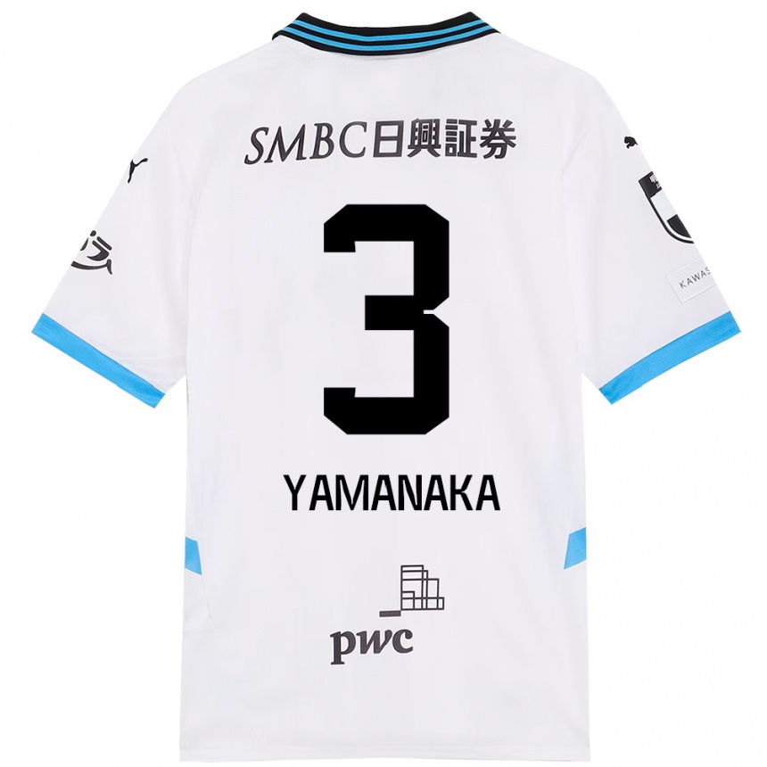ילדים כדורגל Daiki Yamanaka #3 תכלת שמיים שחור הרחק ג'רזי 2025/26