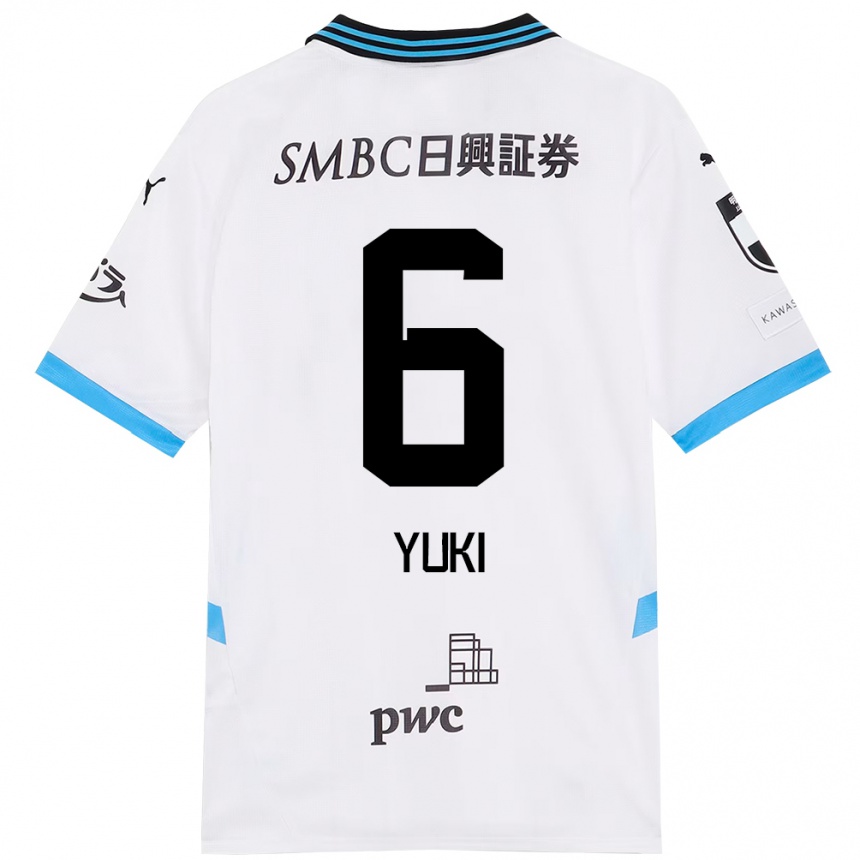 ילדים כדורגל Yuki Yamamoto #6 תכלת שמיים שחור הרחק ג'רזי 2025/26