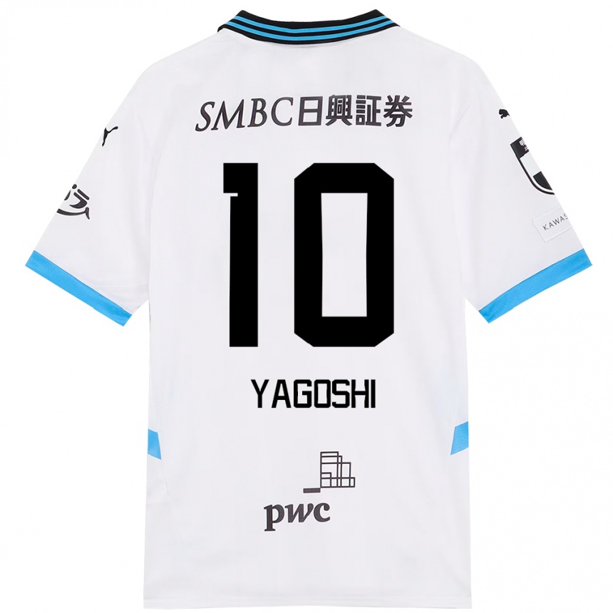 ילדים כדורגל Mikito Yagoshi #10 תכלת שמיים שחור הרחק ג'רזי 2025/26