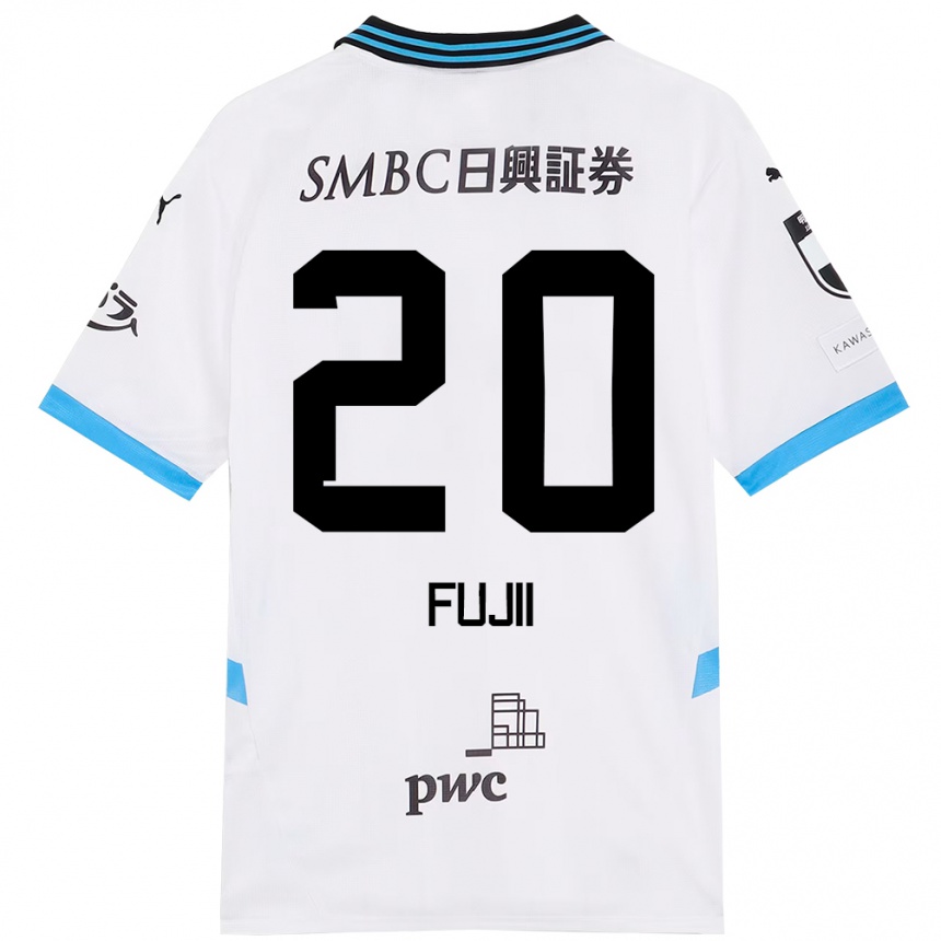 ילדים כדורגל Rensuke Fujii #20 תכלת שמיים שחור הרחק ג'רזי 2025/26