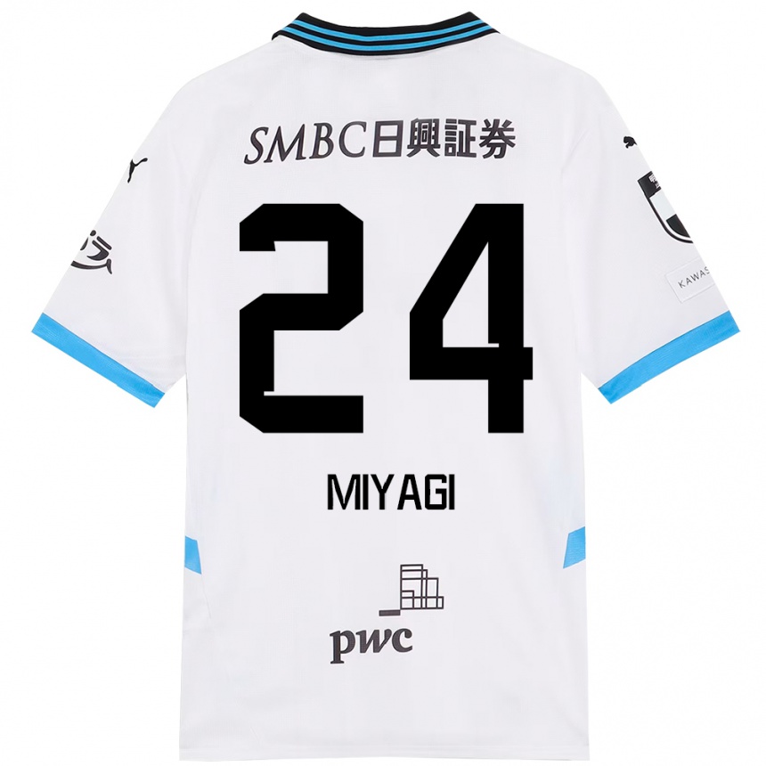 ילדים כדורגל Ten Miyagi #24 תכלת שמיים שחור הרחק ג'רזי 2025/26