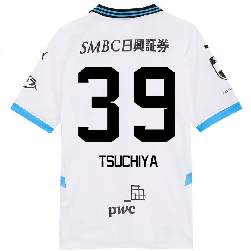 ילדים כדורגל Kaito Tsuchiya #39 תכלת שמיים שחור הרחק ג'רזי 2025/26