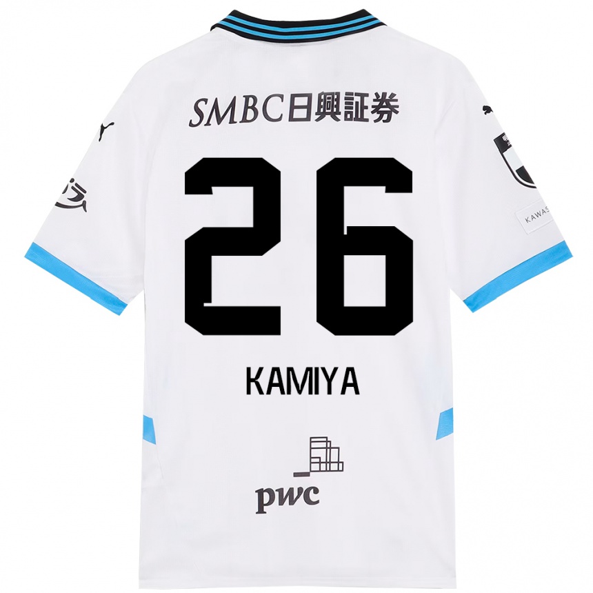 ילדים כדורגל Kaito Kamiya #26 תכלת שמיים שחור הרחק ג'רזי 2025/26