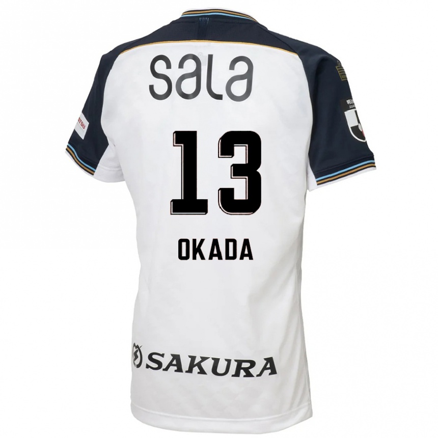 ילדים כדורגל Kosei Okada #13 תכלת שמיים שחור הרחק ג'רזי 2025/26