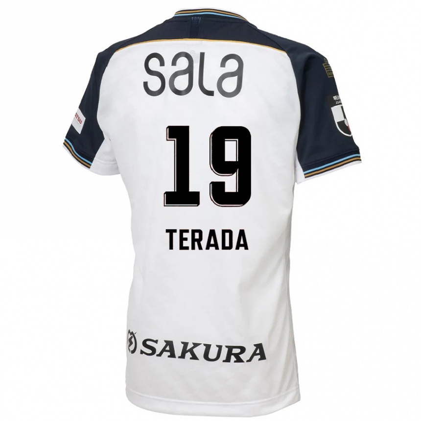 ילדים כדורגל Akihiko Terada #19 תכלת שמיים שחור הרחק ג'רזי 2025/26