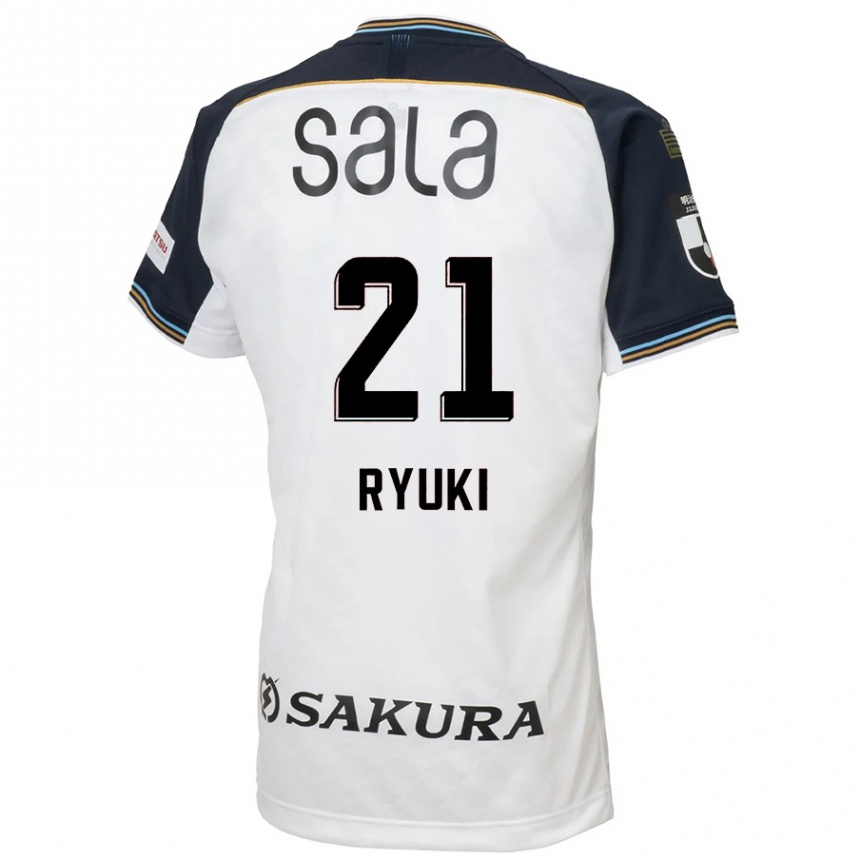 ילדים כדורגל Ryuki Miura #21 תכלת שמיים שחור הרחק ג'רזי 2025/26