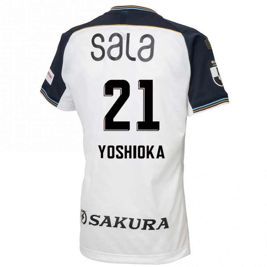 ילדים כדורגל Kanta Yoshioka #21 תכלת שמיים שחור הרחק ג'רזי 2025/26
