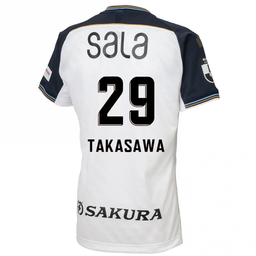 ילדים כדורגל Kaito Takasawa #29 תכלת שמיים שחור הרחק ג'רזי 2025/26