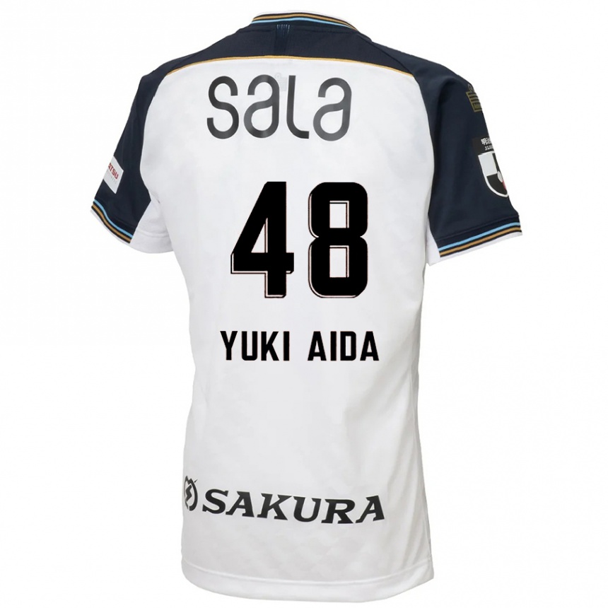 ילדים כדורגל Yuki Aida #48 תכלת שמיים שחור הרחק ג'רזי 2025/26