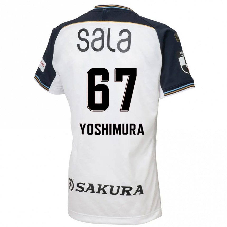 ילדים כדורגל Ryusei Yoshimura #67 תכלת שמיים שחור הרחק ג'רזי 2025/26