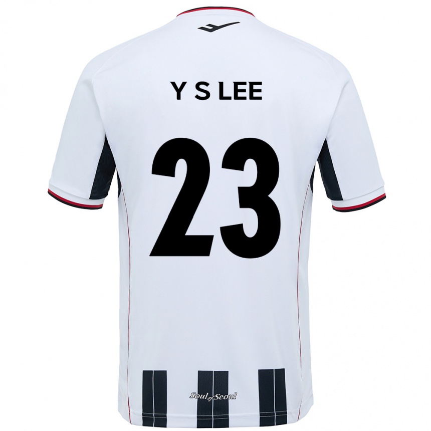 ילדים כדורגל Shi-Yeong Lee #23 שחור אדום הרחק ג'רזי 2025/26