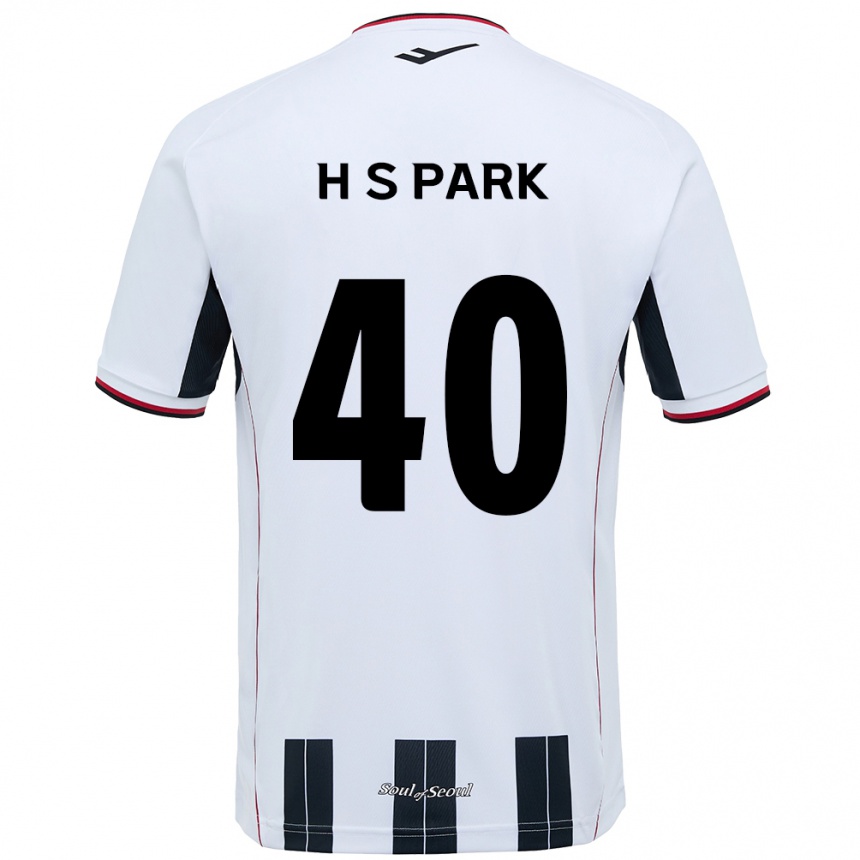 ילדים כדורגל Seong-Hun Park #40 שחור אדום הרחק ג'רזי 2025/26