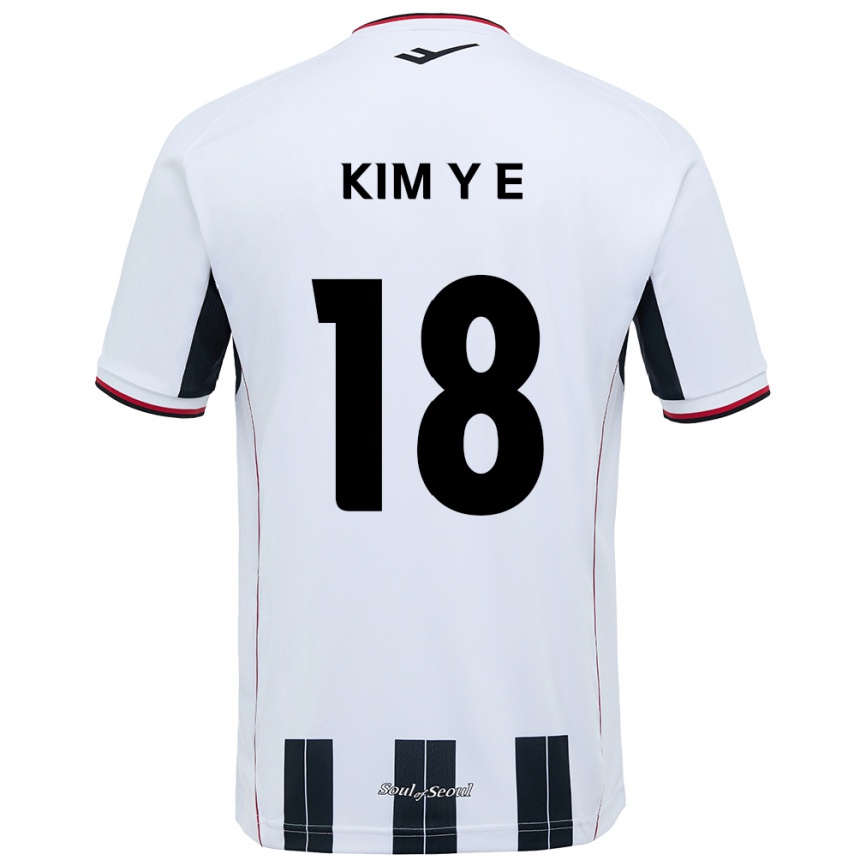 ילדים כדורגל Kim Young-Eun #18 שחור אדום הרחק ג'רזי 2025/26