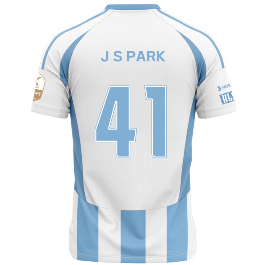 ילדים כדורגל Sang-Jun Park #41 כחול מלכותי צהוב הרחק ג'רזי 2025/26