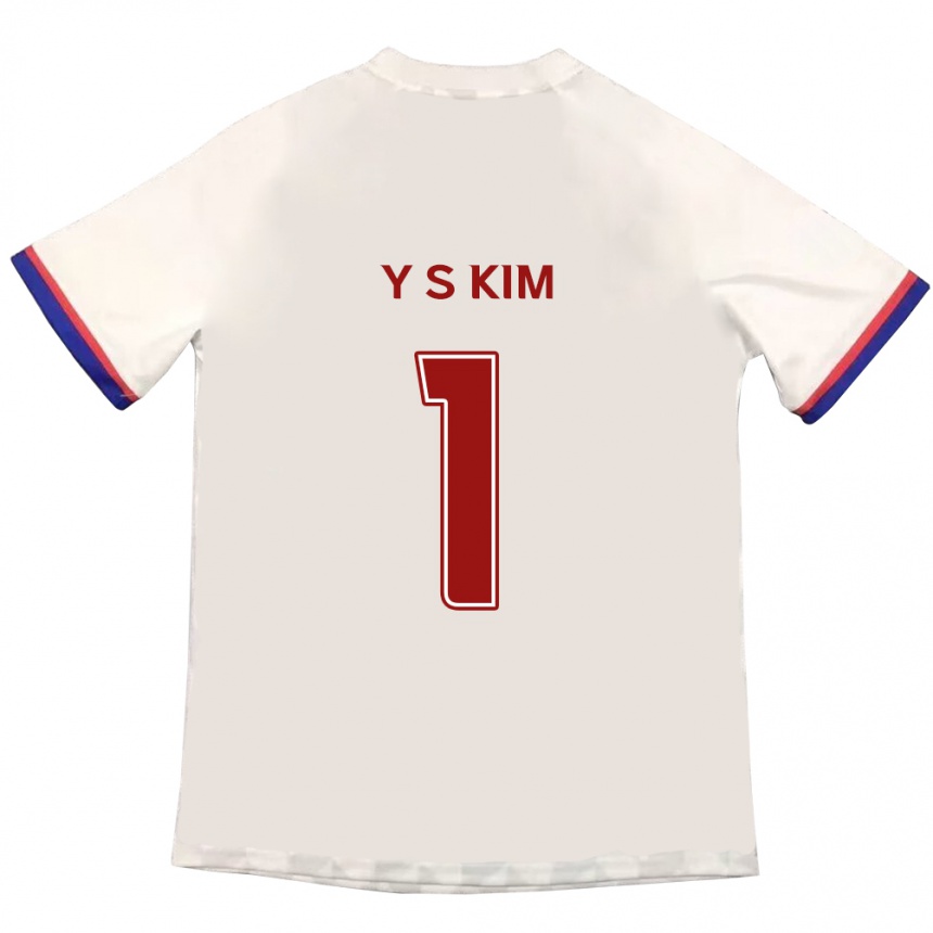 ילדים כדורגל Seong-Yoon Kim #1 כחול מלכותי אדום הרחק ג'רזי 2025/26